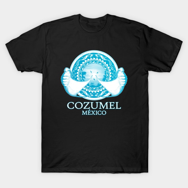 Manta Rays Cozumel Mexico Diving T-Shirt by NicGrayTees